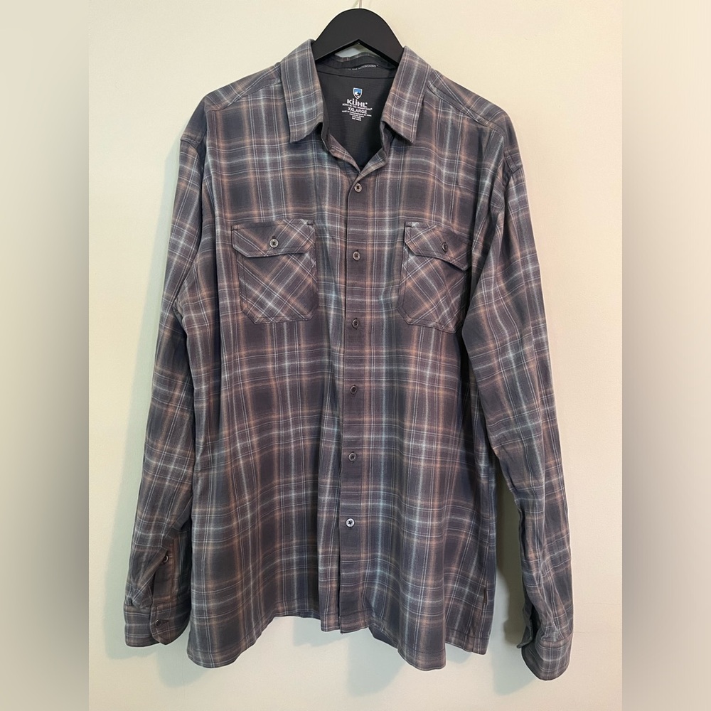~ KUHL Long Sleeve Flannel Shirt